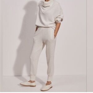 Varley The Slim Cuff Pant “25 Color Ivory Marl Medium
